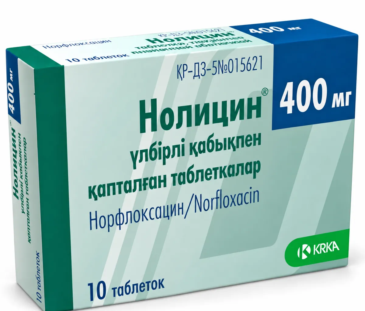 Нолицин® 400мг таблетки покрытые пленочной оболочкой №10
