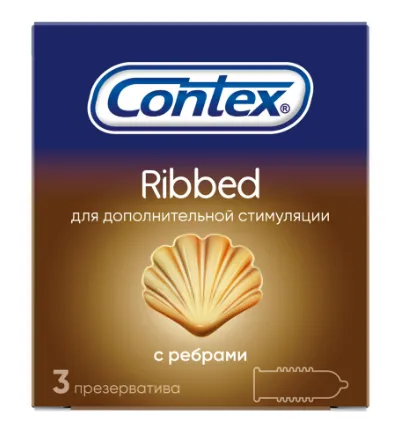 Презерватив Contex №3 Ribbed