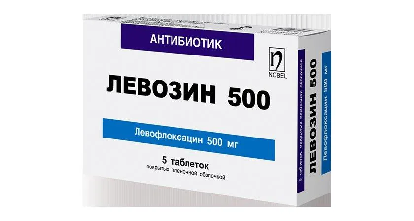 Левозин 500 500мг №5 табл.