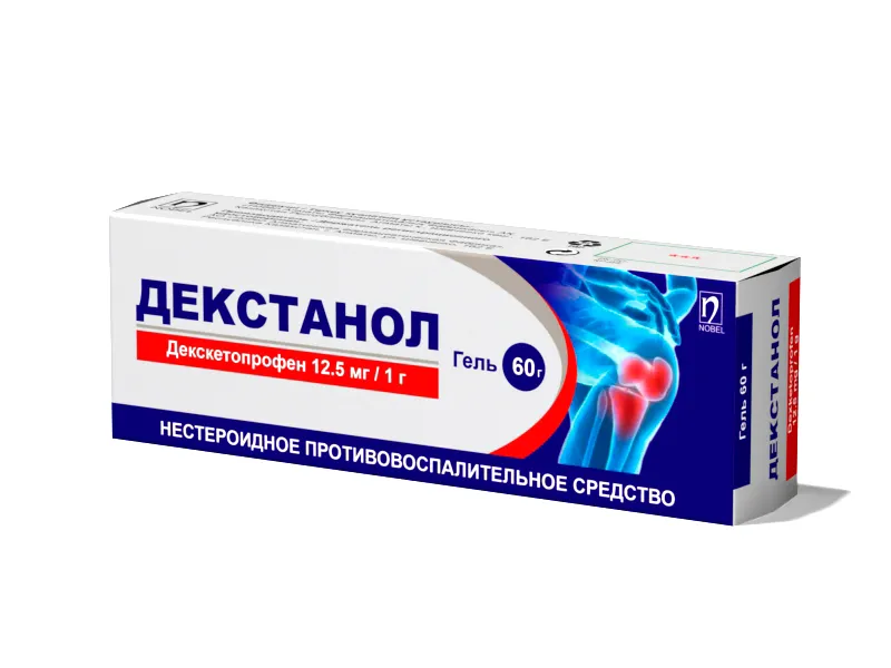 Декстанол 12,5 мг/г гель 60 г