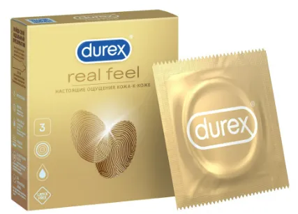 Презерватив №3 Durex Real Feel