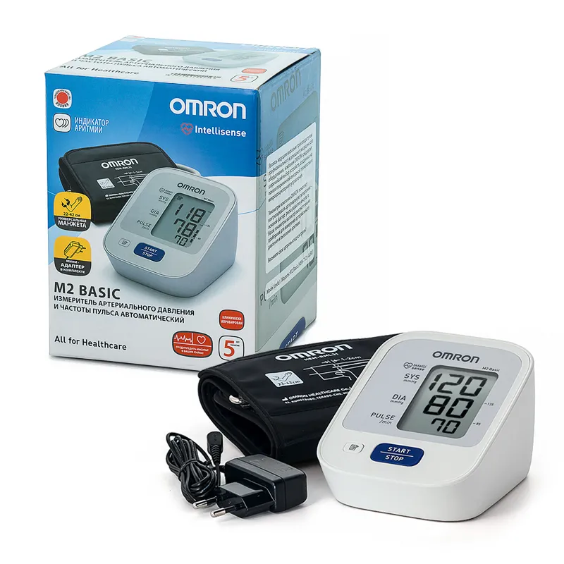 Тонометр Omron автоматический на плечо M2 Basic (HEM-7121-ALRU)
