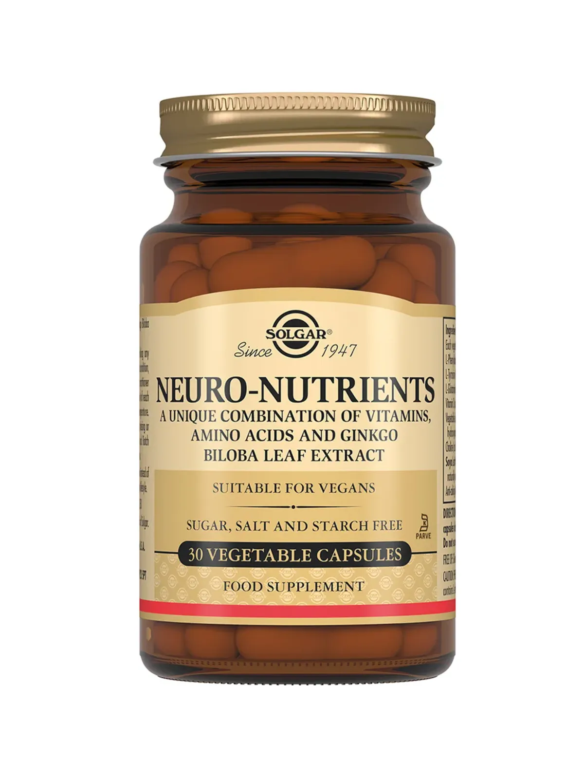 Solgar Neuro-Nutrients капсулы для улучшения работы мозга 30 шт