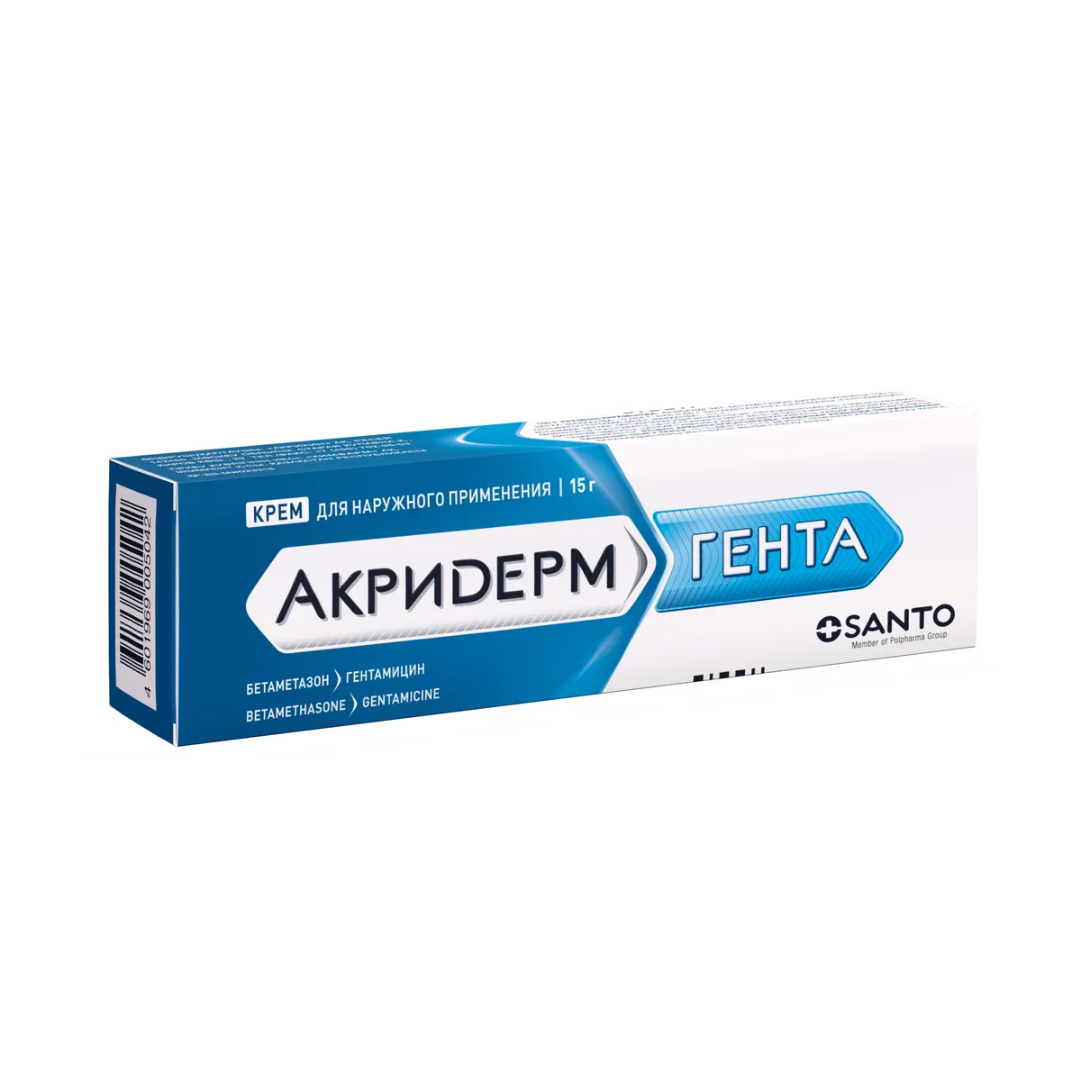 Акридерм Гента 0,05%+0,1% крем 15 г