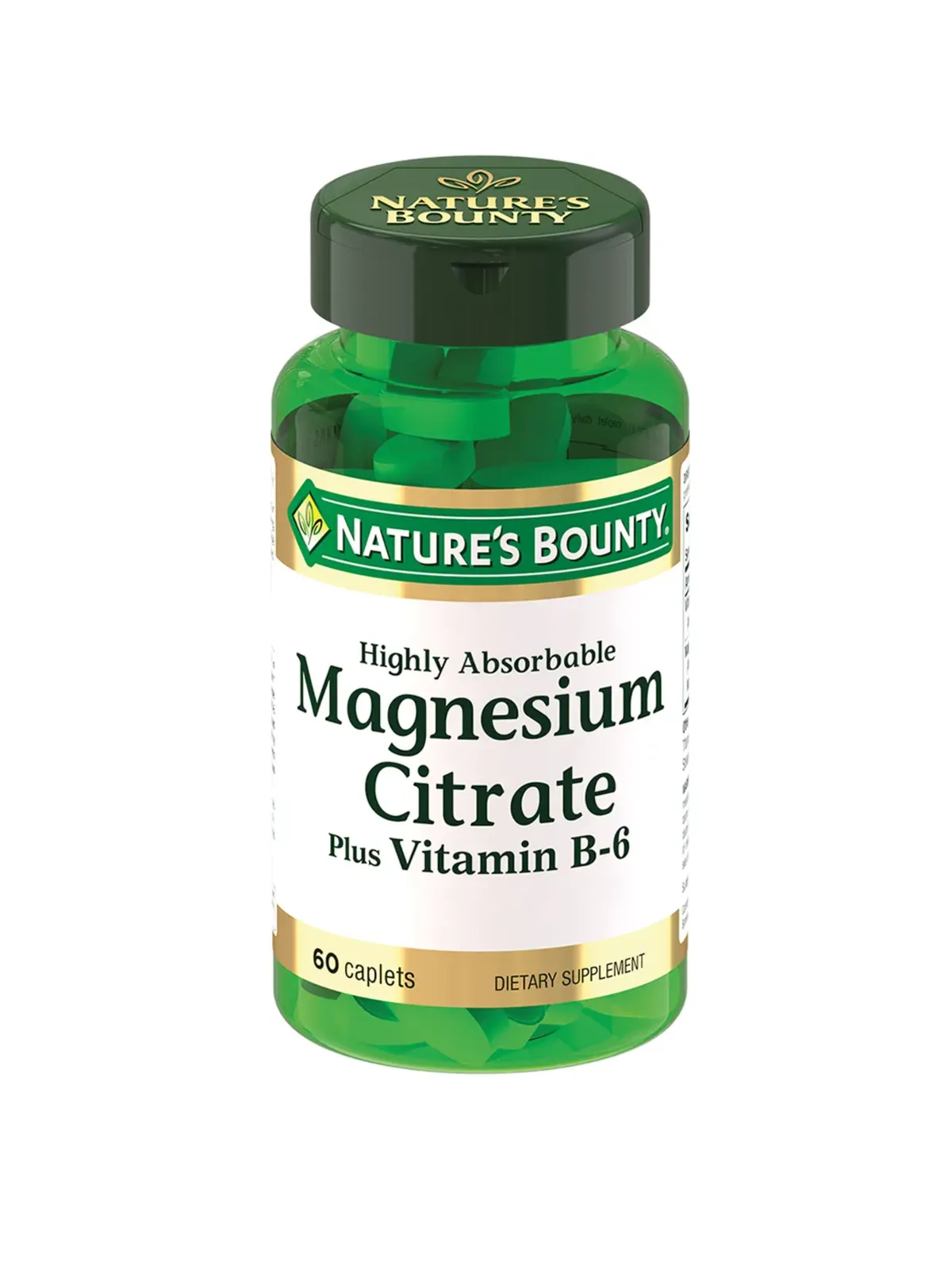 Nature's Bounty Цитрат Магния с витамином B6 200 мг 60 таблеток