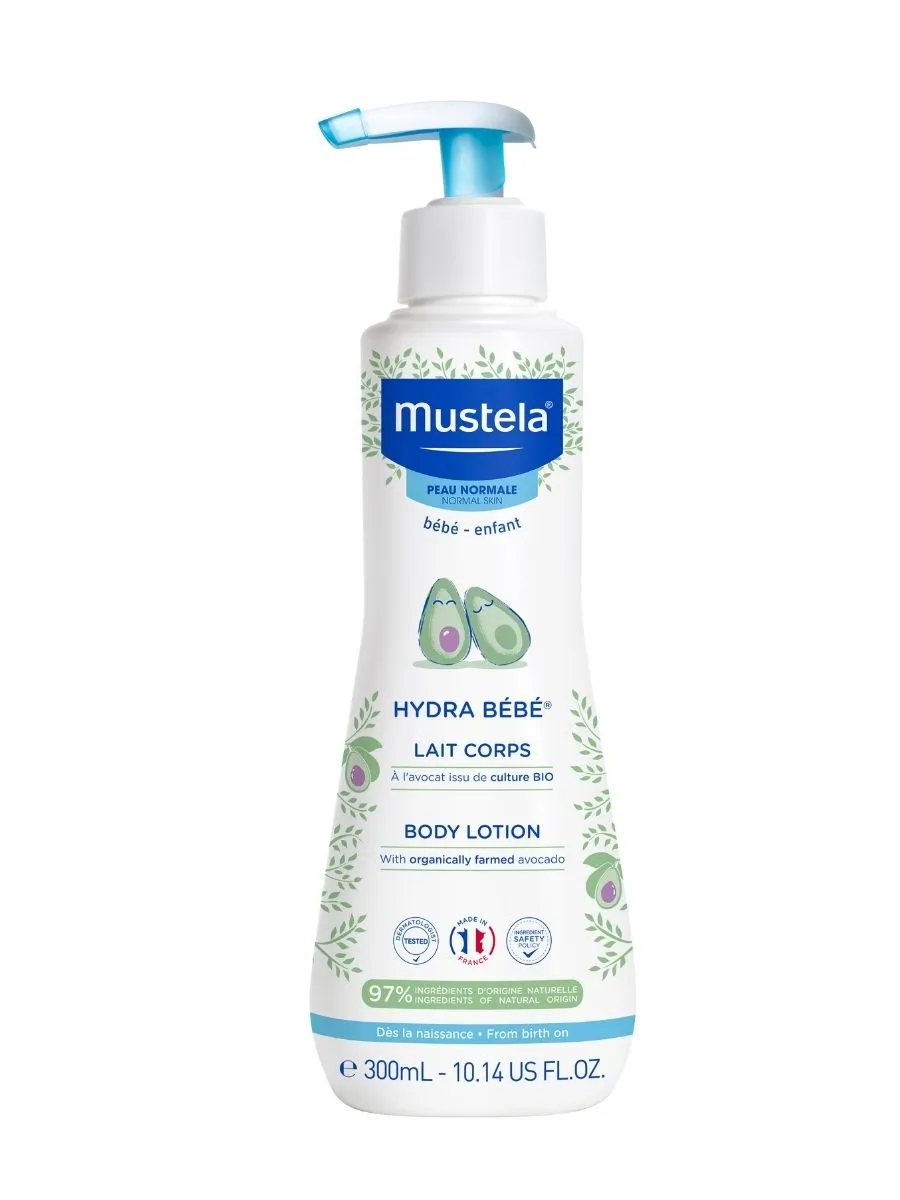 Mustela Hydrabebe молочко для тела для детей с первых дней жизни 300 мл