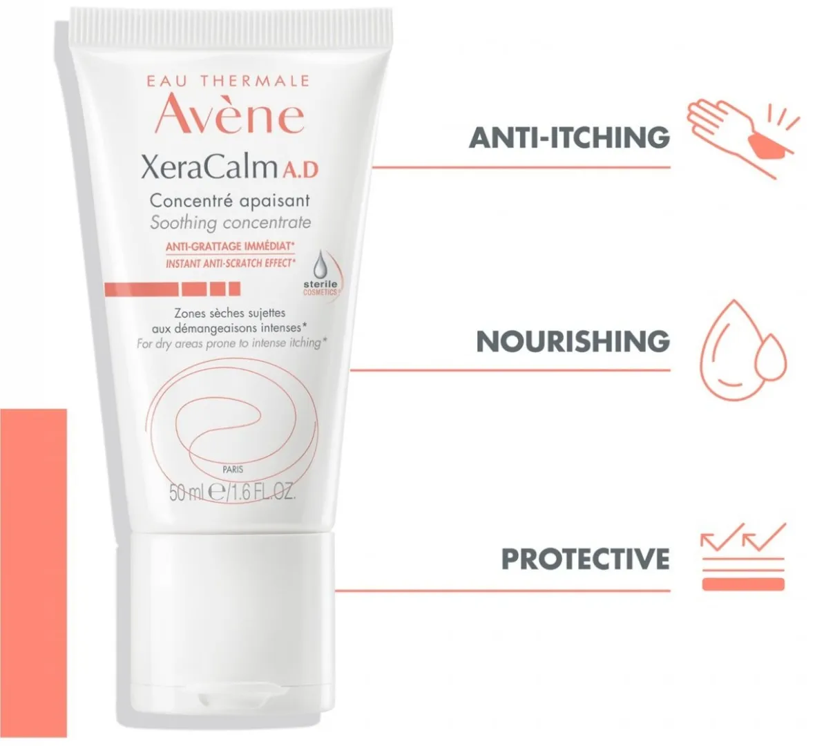 Avene XeraCalm A.D крем-концентрат для лица 50 мл