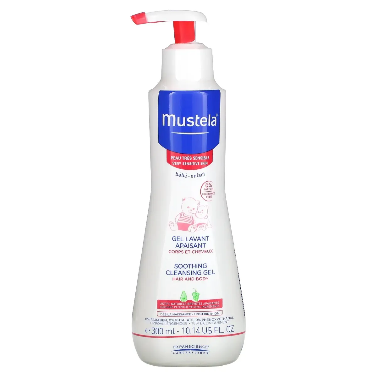Mustela гель очищающий для чувствительной кожи 300 мл