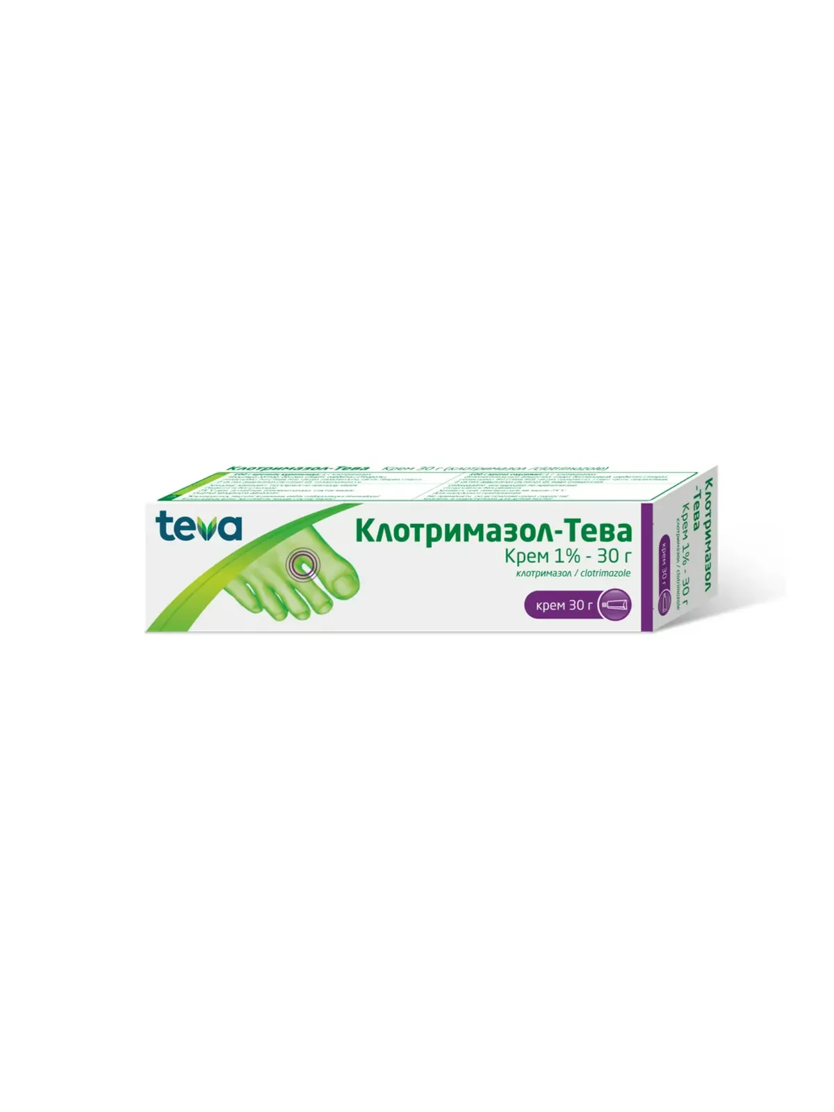 Клотримазол-Тева 1% крем 30 г