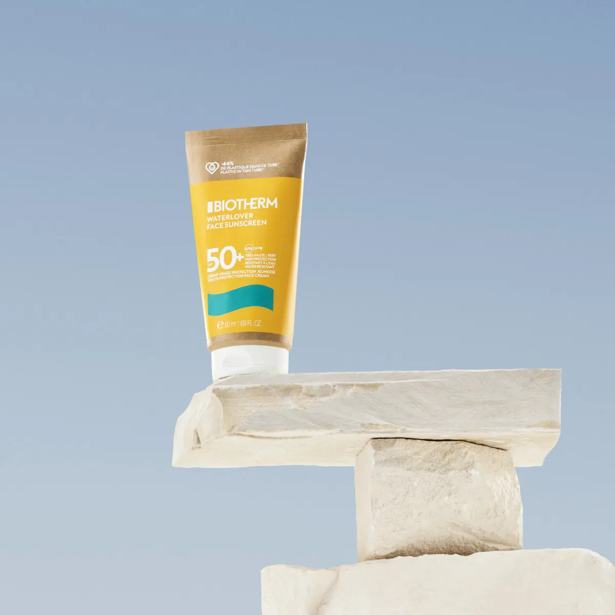 Biotherm Waterlover Face Sunscreen крем для лица солнцезащитный SPF50+ 50 мл