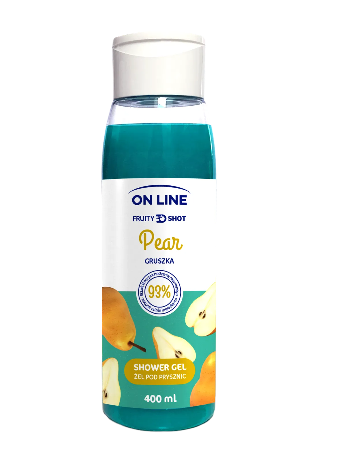 Forte Sweden Fruity Shots гель для душа с ароматом груши 400 мл