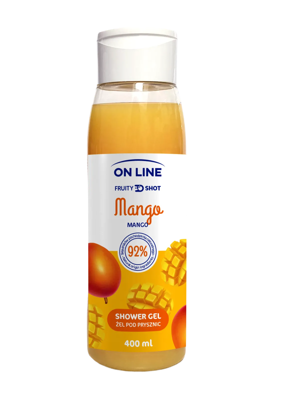 Forte Sweden Fruity Shots гель для душа с ароматом манго 400 мл