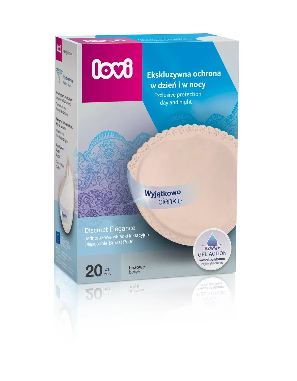 Lovi Discreet Elegance вкладыши для бюстгальтера бежевые №20