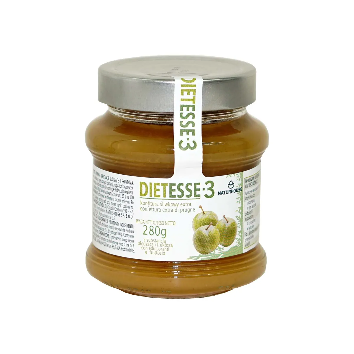 Naturhouse Джем диетический сливовый 280 г