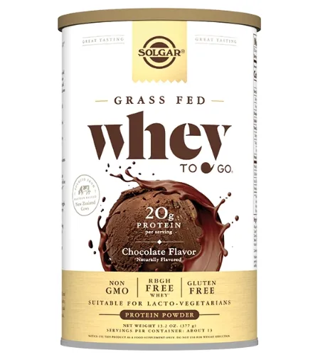 Solgar Whey to Go белковая сыворотка со вкусом шоколада 377 г