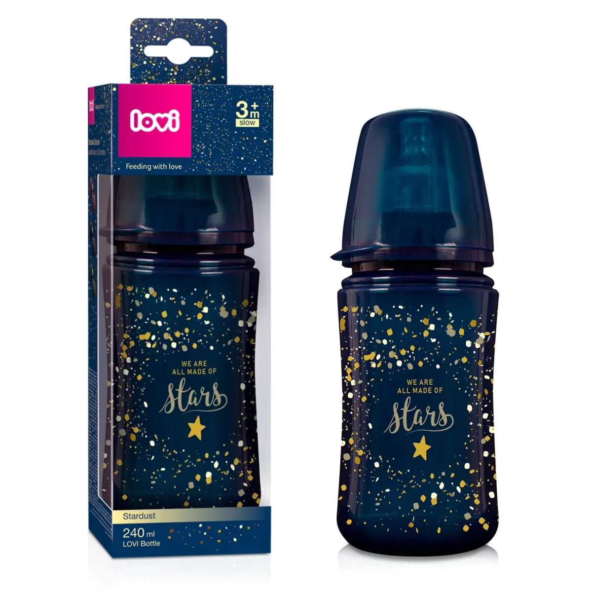 Lovi Stardust бутылочка антиколиковая 240 мл