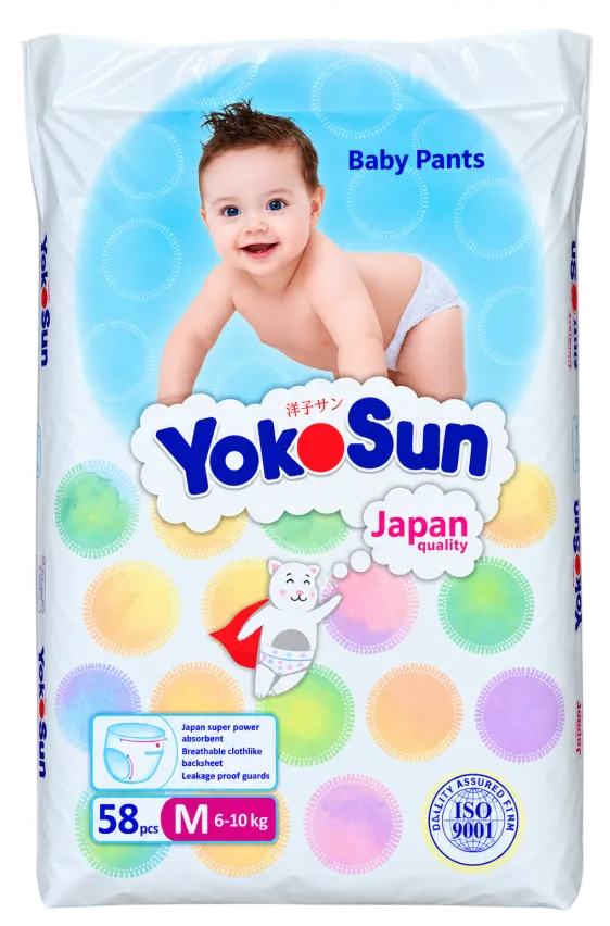 Подгузники - Трусики YokoSun Comfort M58 (6-10 кг)