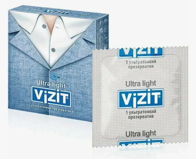 Vizit Презервативы Ultra light 3 шт