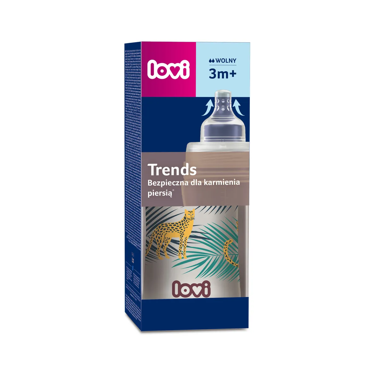 LOVI Trends Jungle Vibes бутылочка антиколиковая 250 мл