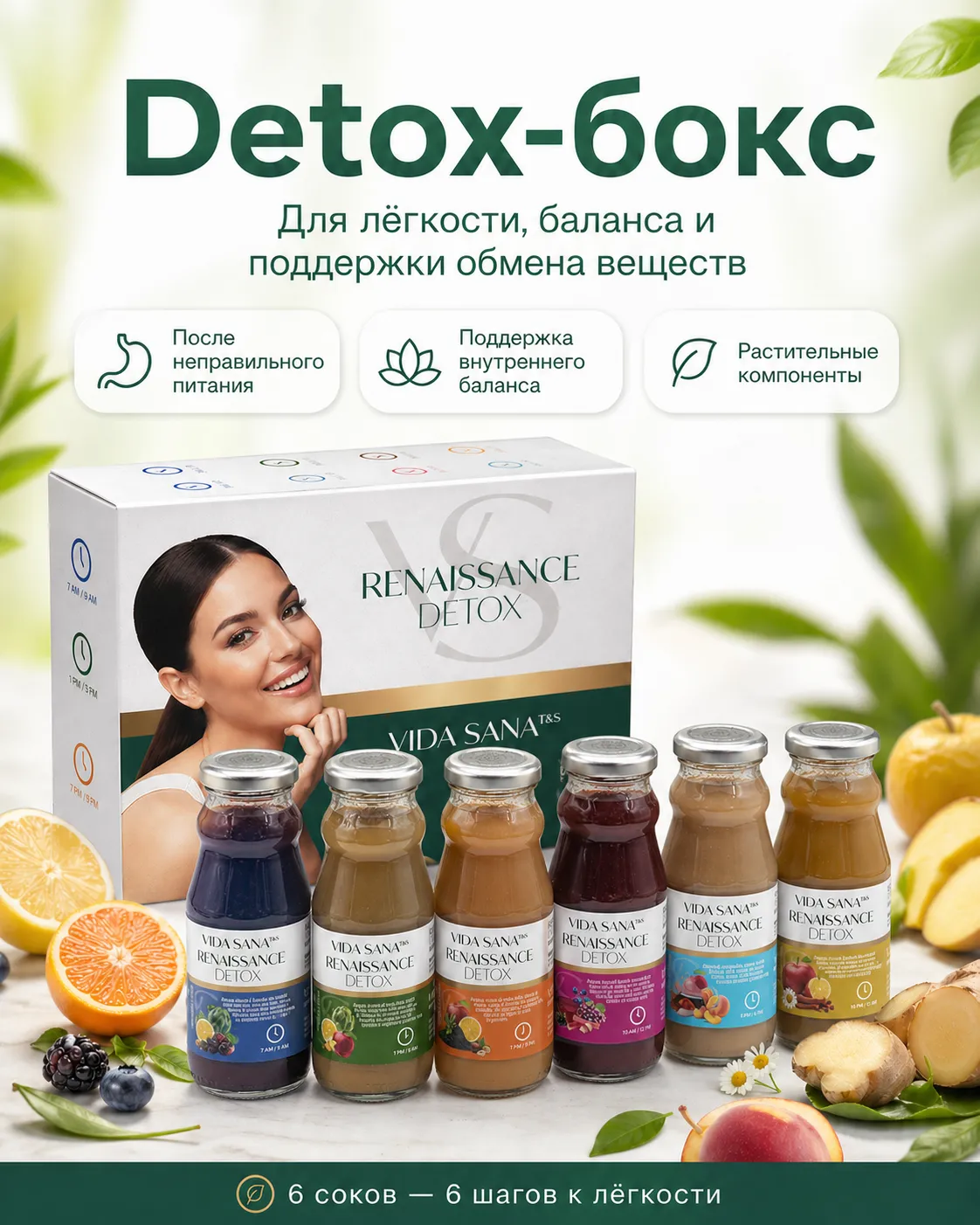 Vida Sana Renaissance Detox-бокс