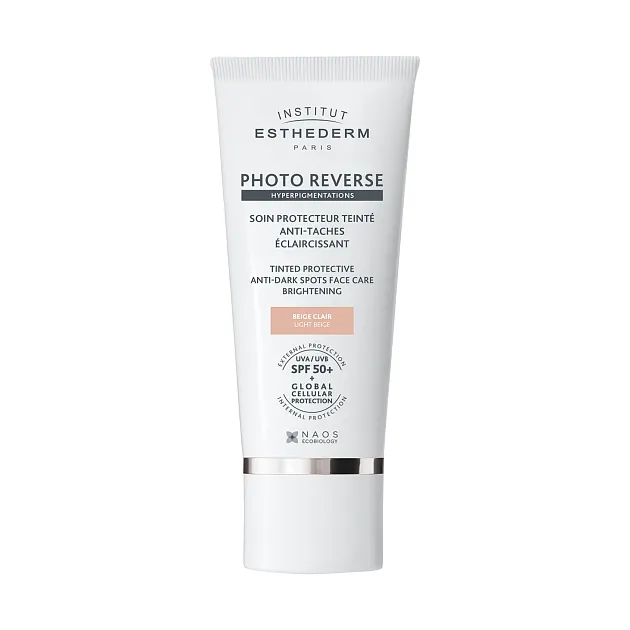 Institut Esthederm Photo Reverse солнцезащитный крем для лица Light Beige SPF 50+ 50 мл